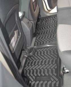 2 169 р. Коврики в салон Aileron (полиуретан)  Geely Emgrand X7 (2011-2015) дорестайлинг  с доставкой в г. Воронеж. Увеличить фотографию 2