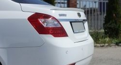 2 679 р. Лип спойлер Кураж  Geely Emgrand EC7 (2009-2016) седан дорестайлинг (Неокрашенный)  с доставкой в г. Воронеж. Увеличить фотографию 2