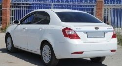 2 679 р. Лип спойлер Кураж  Geely Emgrand EC7 (2009-2016) седан дорестайлинг (Неокрашенный)  с доставкой в г. Воронеж. Увеличить фотографию 1