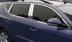 4 749 р. Верхние накладки на двери СТ Geely GX7 (2011-2015) (Неокрашенные)  с доставкой в г. Воронеж. Увеличить фотографию 2