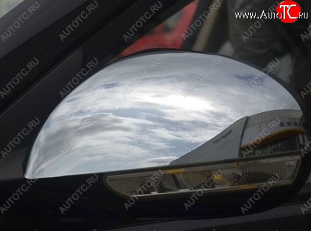 3 349 р. Накладки на зеркала СТ Geely GX7 (2011-2015) (Неокрашенные)  с доставкой в г. Воронеж