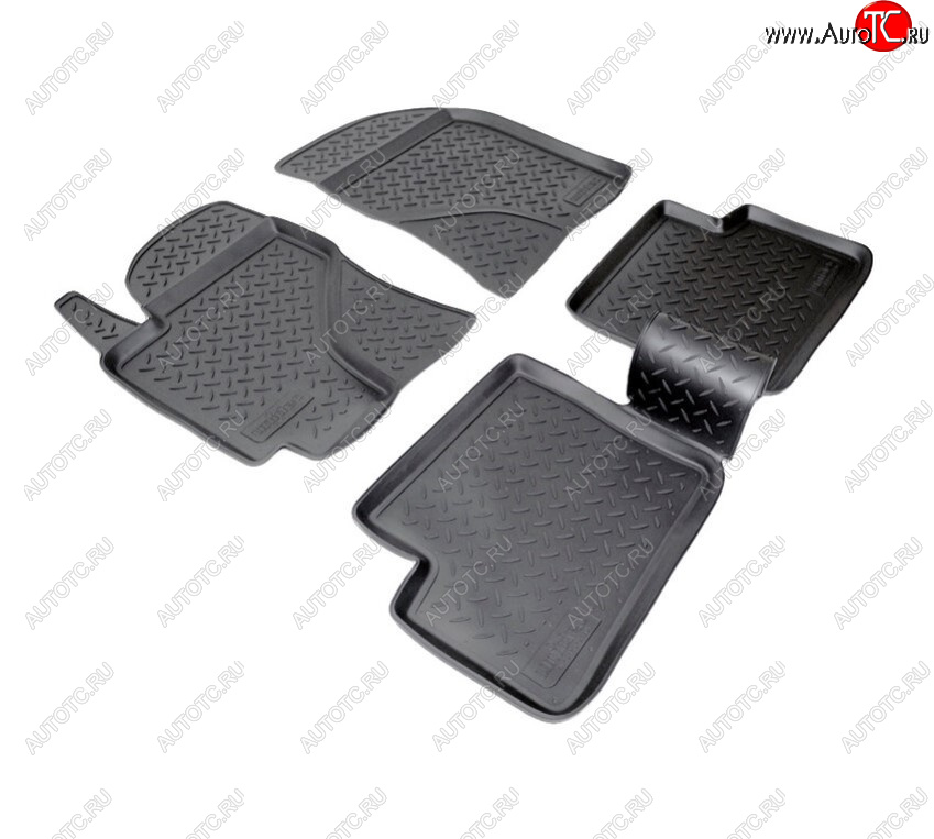 2 489 р. Комплект салонных ковриков Norplast Unidec  Geely Vision  FC1 (2006-2014) (Цвет: черный)  с доставкой в г. Воронеж