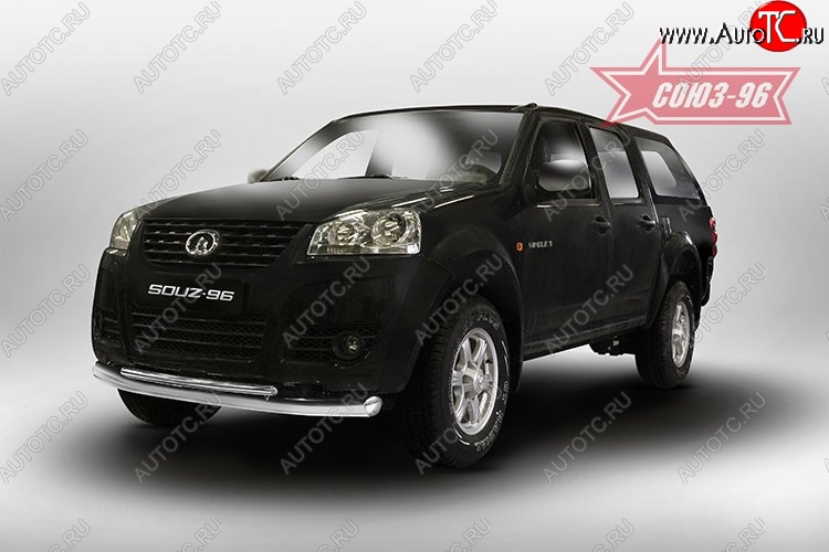15 614 р. Защита переднего бампера двойная Souz-96 (d76/42) Great Wall Wingle 5 (2011-2017)  с доставкой в г. Воронеж