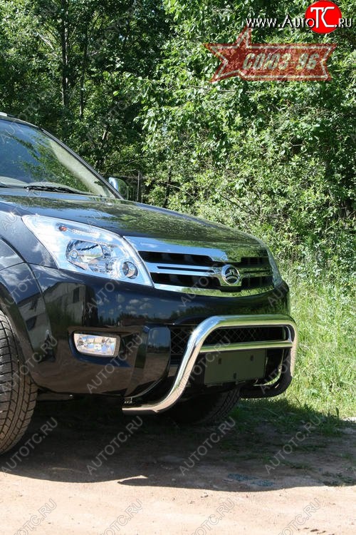 11 114 р. Защита переднего бампера Souz-96 (d60) Great Wall Hover  1-ый рестайлинг (2010-2014)  с доставкой в г. Воронеж