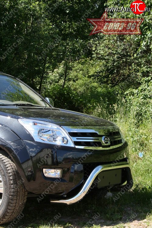 17 324 р. Защита переднего бампера Souz-96 (d76) Great Wall Hover  1-ый рестайлинг (2010-2014)  с доставкой в г. Воронеж