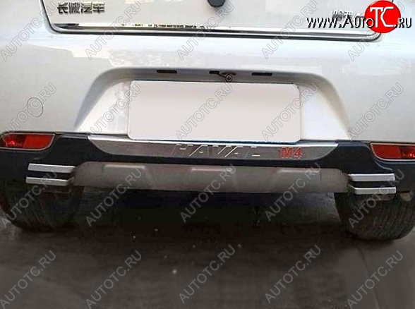 14 999 р. Накладка на задний бампер СТ Great Wall Hover M4 (2012-2016) (Неокрашенная)  с доставкой в г. Воронеж