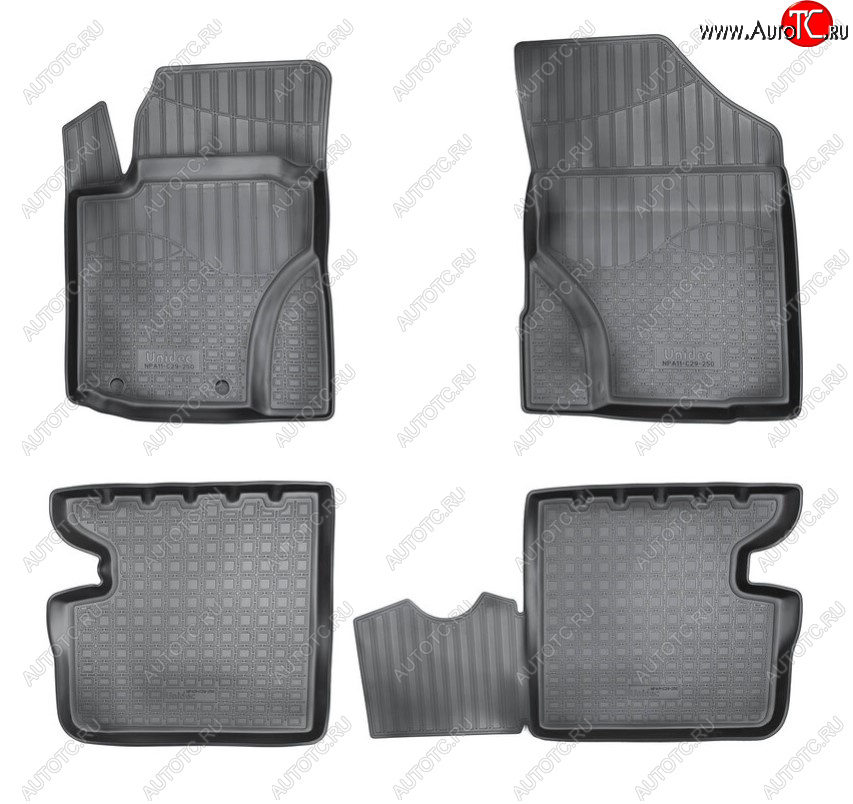2 499 р. Комплект салонных ковриков Norplast Unidec  Great Wall Hover M4 (2012-2016) (Цвет: черный)  с доставкой в г. Воронеж