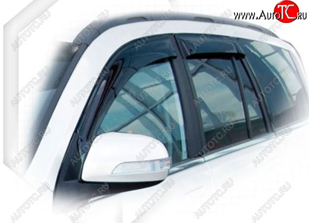 2 079 р. Дефлектора окон CA-Plastiс  Great Wall Hover H5 (2010-2017) (Classic полупрозрачный, Без хром.молдинга, Крепление только на скотч)  с доставкой в г. Воронеж