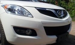 1 469 р. Сетка в решетку радиатора Russtal Great Wall Hover H5 (2010-2017) (черная)  с доставкой в г. Воронеж. Увеличить фотографию 2