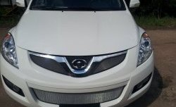 1 539 р. Нижняя сетка на бампер Russtal (хром) Great Wall Hover H5 (2010-2017)  с доставкой в г. Воронеж. Увеличить фотографию 2