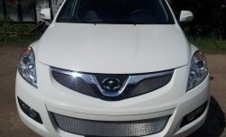 1 539 р. Нижняя сетка на бампер Russtal (хром) Great Wall Hover H5 (2010-2017)  с доставкой в г. Воронеж. Увеличить фотографию 4