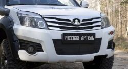 2 349 р. Защитная сетка решетки переднего бампера РА Great Wall Hover H3  дорестайлинг (2010-2014)  с доставкой в г. Воронеж. Увеличить фотографию 3