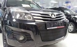 1 469 р. Сетка на бампер Russtal (черная) Great Wall Hover H3  дорестайлинг (2010-2014)  с доставкой в г. Воронеж. Увеличить фотографию 2
