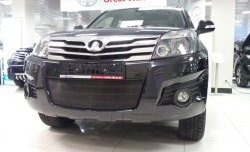 1 469 р. Сетка на бампер Russtal (черная) Great Wall Hover H3  дорестайлинг (2010-2014)  с доставкой в г. Воронеж. Увеличить фотографию 5