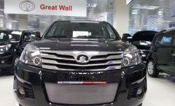 1 539 р. Сетка на бампер Russtal (хром) Great Wall Hover H3  дорестайлинг (2010-2014)  с доставкой в г. Воронеж. Увеличить фотографию 4