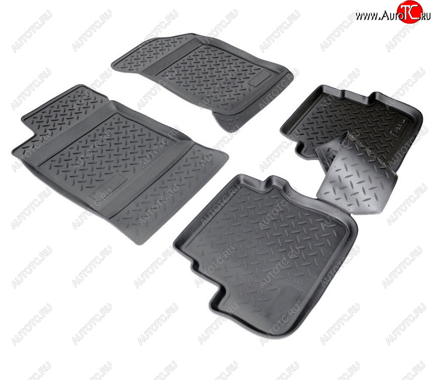 2 139 р. Комплект салонных ковриков Norplast Unidec  Great Wall Safe (2001-2010) (Цвет: черный)  с доставкой в г. Воронеж