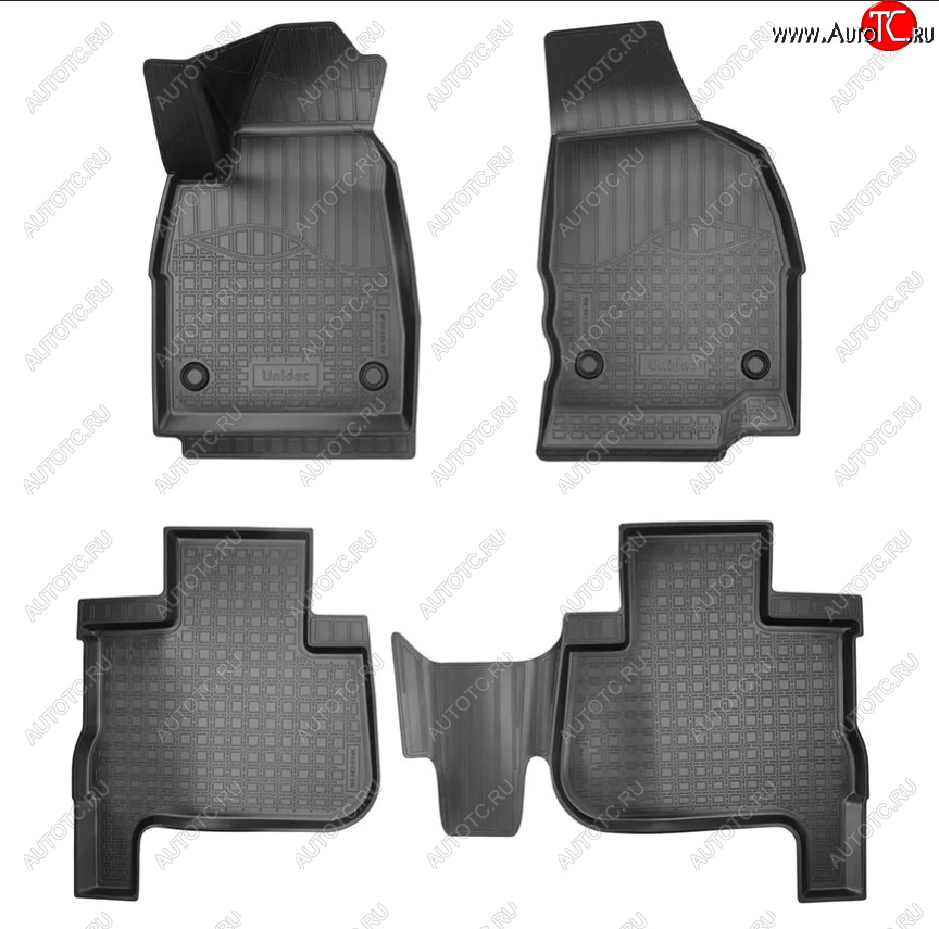2 499 р. Коврики салона Norplast Unidec Great Wall Wingle 7 пикап (2018-2023) (Цвет: черный)  с доставкой в г. Воронеж