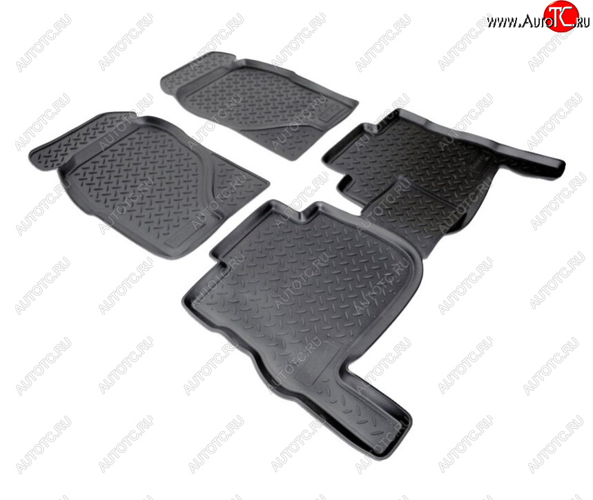 2 699 р. Комплект салонных ковриков Norplast Unidec  Great Wall Wingle 3 (2005-2011) (Цвет: черный)  с доставкой в г. Воронеж