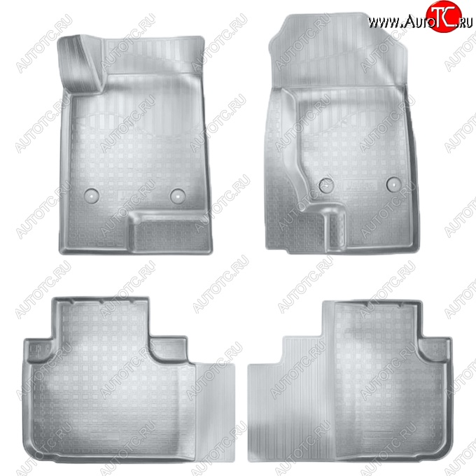 2 049 р. Коврики салонные Noplast (3D)  Haval F7 - F7x (Серые)  с доставкой в г. Воронеж