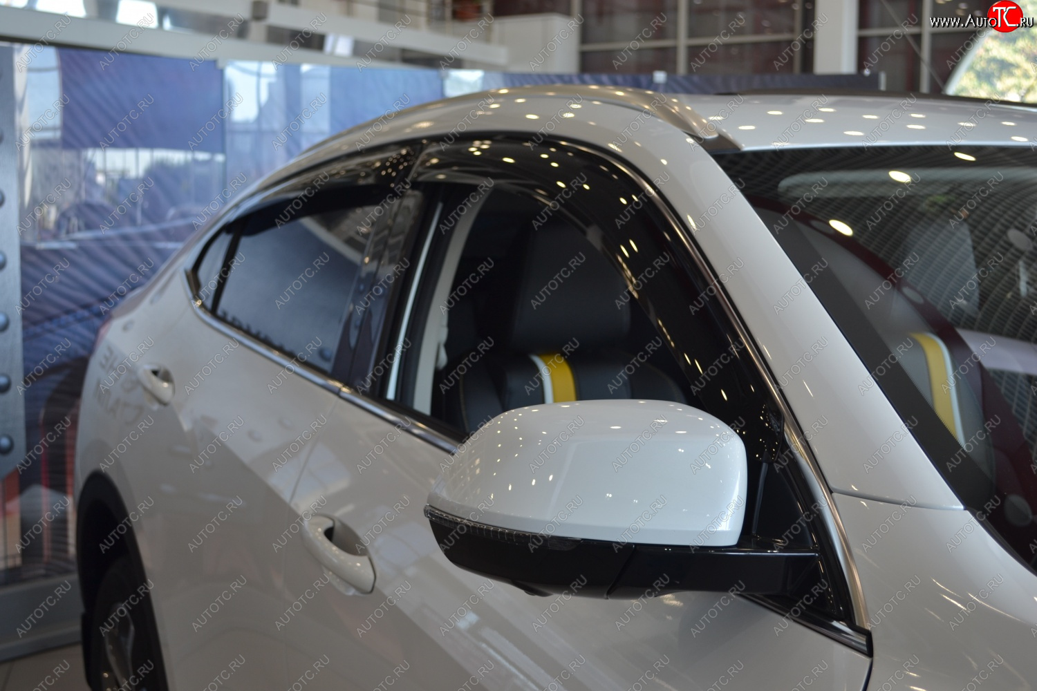 3 199 р. Дефлектора окон SIM Haval F7x дорестайлинг (2019-2022)  с доставкой в г. Воронеж