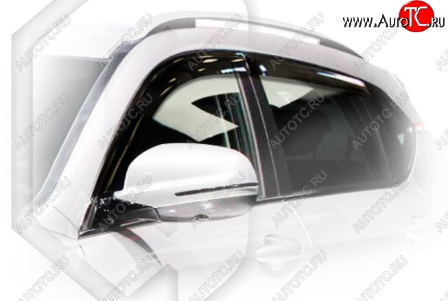 2 079 р. Дефлектор капота CA-Plastiс Haval H2 (2014-2021) (Classic полупрозрачный, Без хром.молдинга)  с доставкой в г. Воронеж