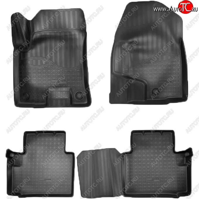 2 769 р. Коврики салонные Noplast (3D) Haval H2 (2014-2021) (Черные)  с доставкой в г. Воронеж