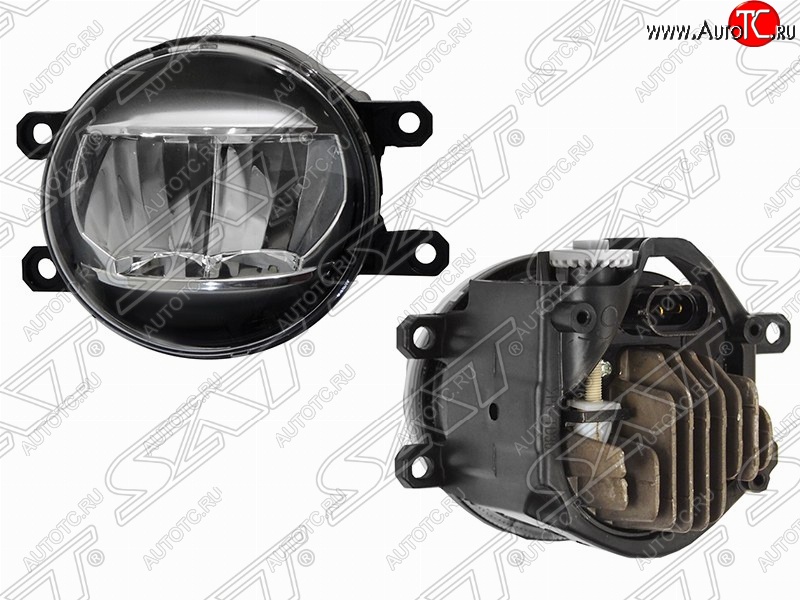 1 739 р. Левая противотуманная фара SAT (LED) Toyota Belta/Yaris XP90 седан (2005-2012)  с доставкой в г. Воронеж