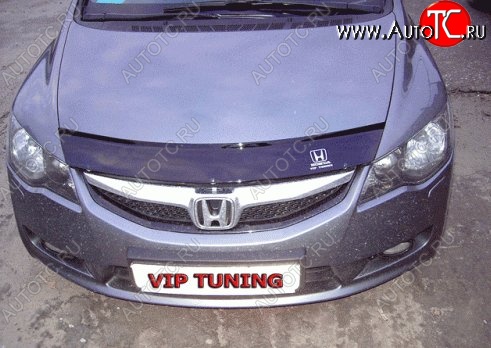 999 р. Дефлектор капота Russtal Honda Civic FD седан дорестайлинг (2005-2008)  с доставкой в г. Воронеж