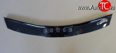 999 р. Дефлектор капота Russtal Honda Civic FD седан дорестайлинг (2005-2008)  с доставкой в г. Воронеж