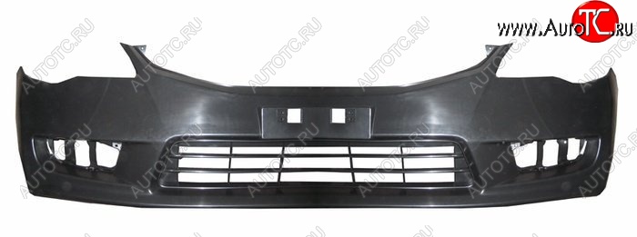 7 199 р. Передний бампер SAT (пр-во Тайвань)  Honda Civic  FD (2009-2011) седан рестайлинг (Неокрашенный)  с доставкой в г. Воронеж