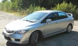 1 649 р. Реснички на фары CT  Honda Civic  FD (2005-2008) седан дорестайлинг (Неокрашенные)  с доставкой в г. Воронеж. Увеличить фотографию 3