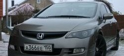 639 р. Реснички на фары Style  Honda Civic  FD (2005-2011) седан дорестайлинг, седан рестайлинг (Неокрашенные)  с доставкой в г. Воронеж. Увеличить фотографию 1