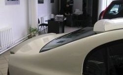 4 149 р. Лип спойлер CT Honda Civic FD седан дорестайлинг (2005-2008) (Неокрашенный)  с доставкой в г. Воронеж. Увеличить фотографию 2