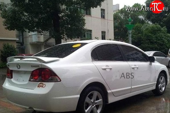 5 399 р. Спойлер M-VRS Honda Civic FD седан дорестайлинг (2005-2008) (Неокрашенный)  с доставкой в г. Воронеж