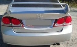 5 249 р. Спойлер Mugen-Style Honda Civic FD седан дорестайлинг (2005-2008) (Неокрашенный)  с доставкой в г. Воронеж. Увеличить фотографию 2