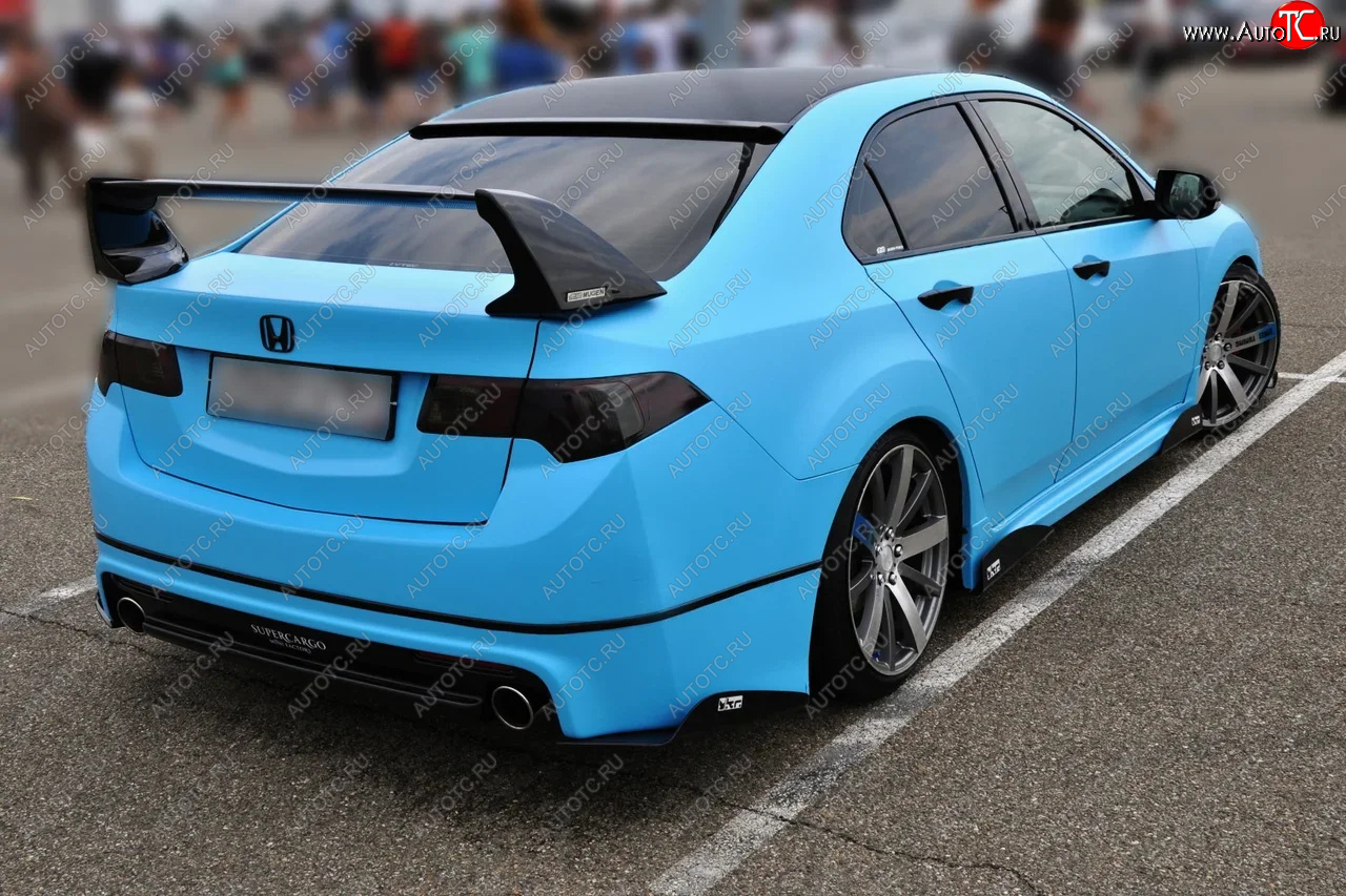 6 549 р. Спойлер Mugen Honda Civic FD седан дорестайлинг (2005-2008) (Неокрашенные)  с доставкой в г. Воронеж