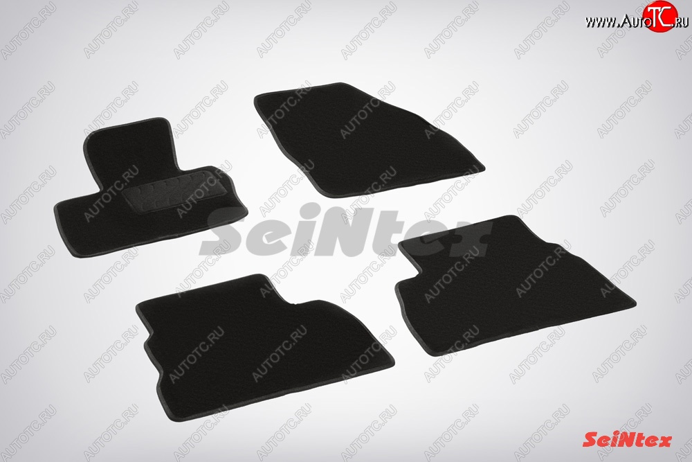 3 189 р. Износостойкие коврики в салон SeiNtex Premium LUX 4 шт. (ворсовые) Honda Civic FD седан дорестайлинг (2005-2008)  с доставкой в г. Воронеж