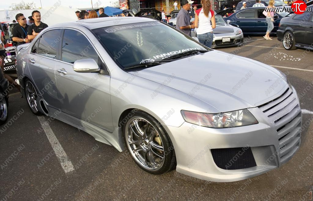 17 999 р. Пороги накладки EVO Honda Accord 7 CL седан дорестайлинг (2002-2005)  с доставкой в г. Воронеж
