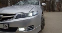 849 р. Реснички Evolution  Honda Accord  7 CL (2002-2008) седан дорестайлинг, седан рестайлинг (Неокрашенные)  с доставкой в г. Воронеж. Увеличить фотографию 8