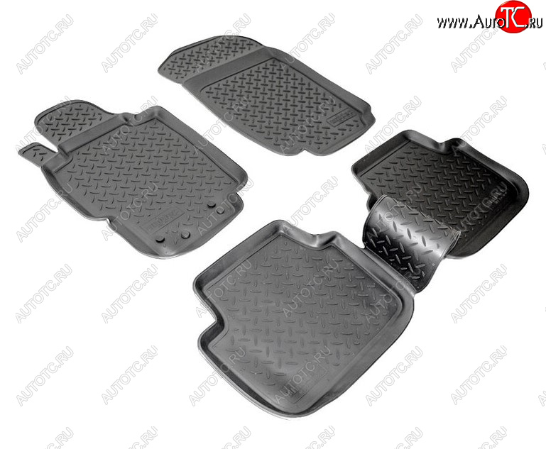2 399 р. Комплект салонных ковриков Norplast Unidec  Honda Accord ( 7 CL,  7 CM) (2002-2008) седан дорестайлинг, универсал дорестайлинг, седан рестайлинг, универсал рестайлинг (Цвет: черный)  с доставкой в г. Воронеж