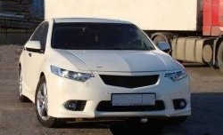 1 299 р. Реснички Sport на фары рестайлинг  Honda Accord  8 CU (2008-2011) седан дорестайлинг (Неокрашенные)  с доставкой в г. Воронеж. Увеличить фотографию 3