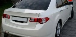 5 099 р. Накладка крышки багажника Elegance (липспойлер) Honda Accord 8 CU седан дорестайлинг (2008-2011) (Неокрашенный)  с доставкой в г. Воронеж. Увеличить фотографию 9