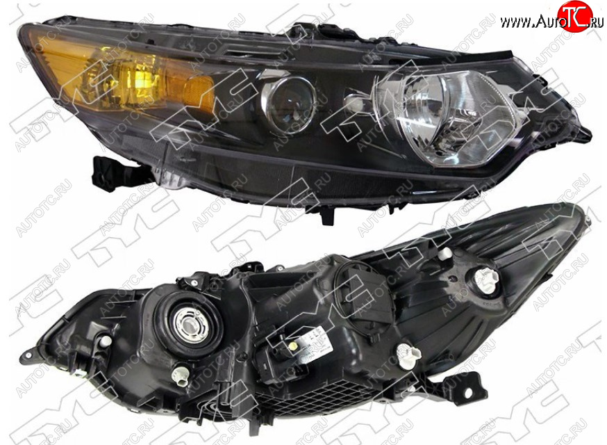 5 849 р. Правая фара передняя TYC (галоген, с электрокорректором) Honda Accord 8 CU седан дорестайлинг (2008-2011)  с доставкой в г. Воронеж