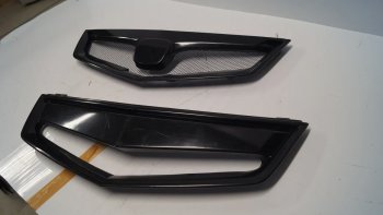 3 099 р. Решётка радиатора Mugen Honda Accord 8 CU седан дорестайлинг (2008-2011) (Неокрашенные)  с доставкой в г. Воронеж. Увеличить фотографию 2