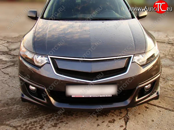 3 099 р. Решётка радиатора Mugen Honda Accord 8 CU седан дорестайлинг (2008-2011) (Неокрашенные)  с доставкой в г. Воронеж
