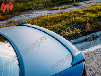 4 199 р. Лип спойлер на крышку багажника MV-Tuning Honda Accord 8 CU седан дорестайлинг (2008-2011) (Неокрашенный)  с доставкой в г. Воронеж. Увеличить фотографию 4
