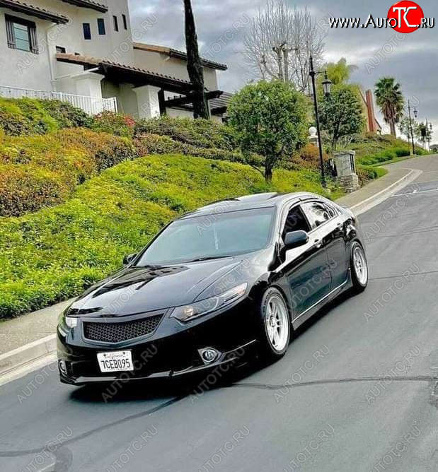 4 499 р. Решётка радиатора Sport  Honda Accord ( 8 CU,  8 CW) (2011-2013) седан рестайлинг, универсал рестайлинг (Без сетки, Неокрашенная)  с доставкой в г. Воронеж