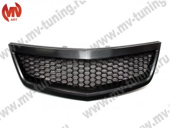 5 349 р. Решётка радиатора Sport  Honda Accord ( 8 CU,  8 CW) (2011-2013) седан рестайлинг, универсал рестайлинг (С сеткой, Неокрашенная)  с доставкой в г. Воронеж. Увеличить фотографию 3