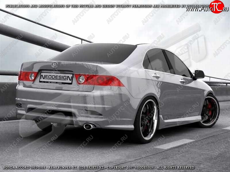 25 899 р. Задний бампер Neodesign Honda Accord 6 CF седан дорестайлинг (1997-2000)  с доставкой в г. Воронеж