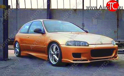 22 899 р. Передний бампер R-Line Honda Civic EG седан (1992-1995)  с доставкой в г. Воронеж